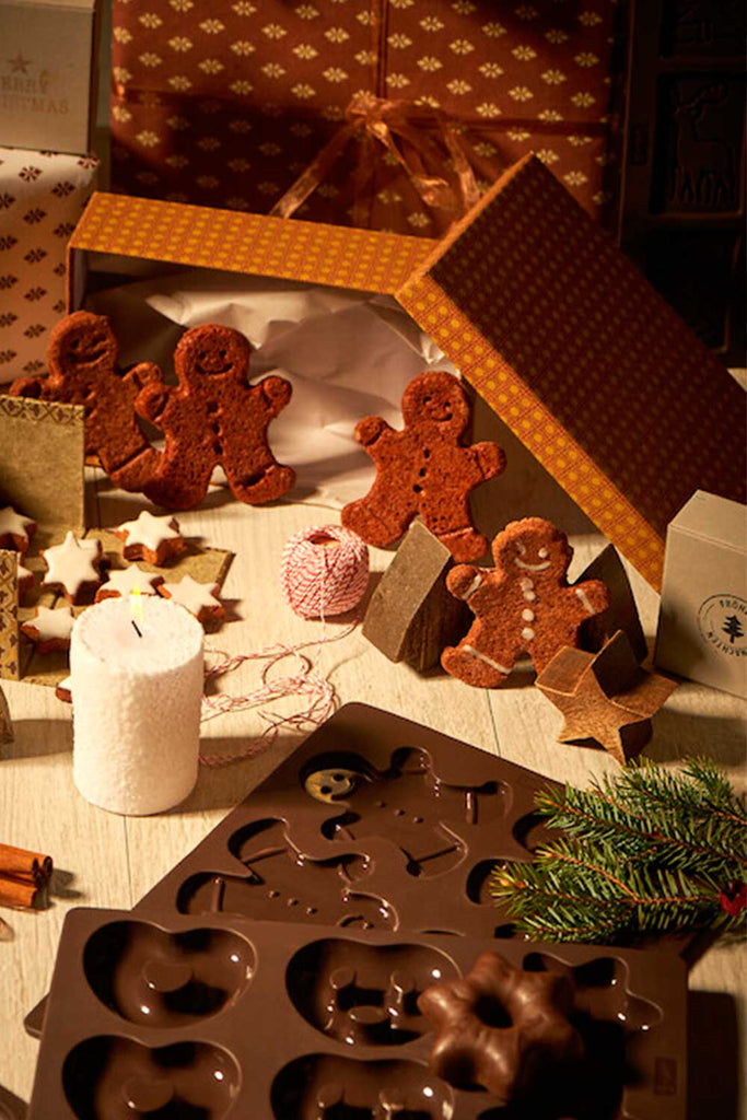 Galletas de muñeco de jengibre (Gingerbread cookies)