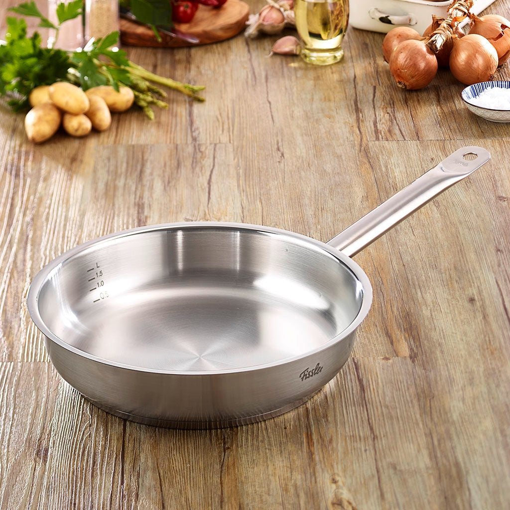 Wok en acier inoxydable 316 avec couvercle en forme de nid
