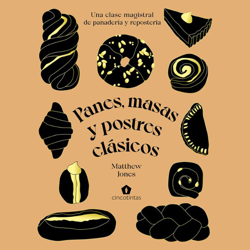 Libro "Panes, masas y postres clásicos" de Matthew Jones-LIB9788419043047