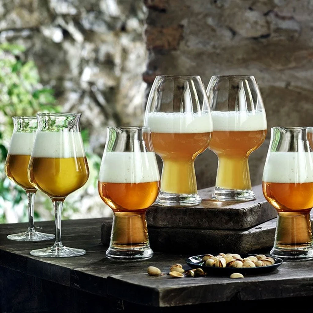 Set de 6 copas de cerveza Birrateque Luigi Bormioli-LUIA12326S0302AA01