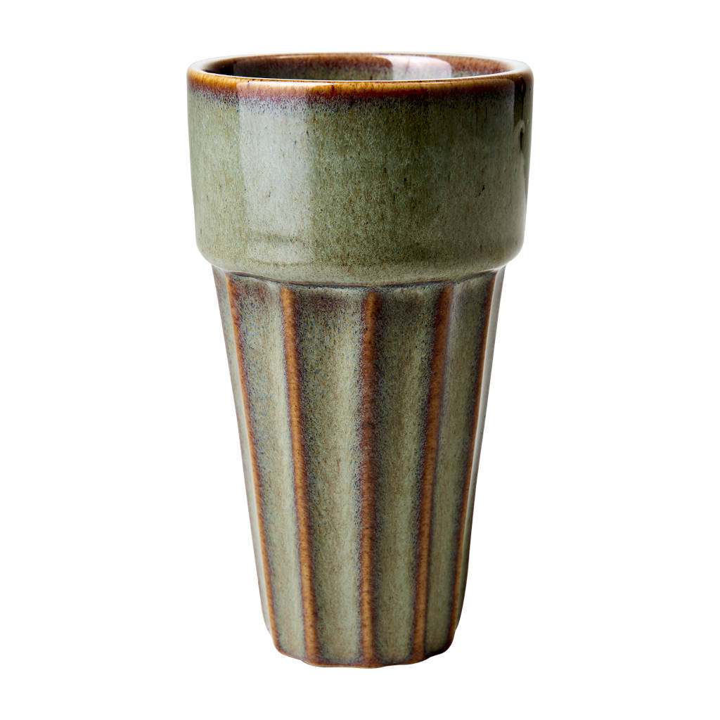 Taza cerámica Costa Capuccino de Affari of Sweden-Verde Claro-AFF08159303