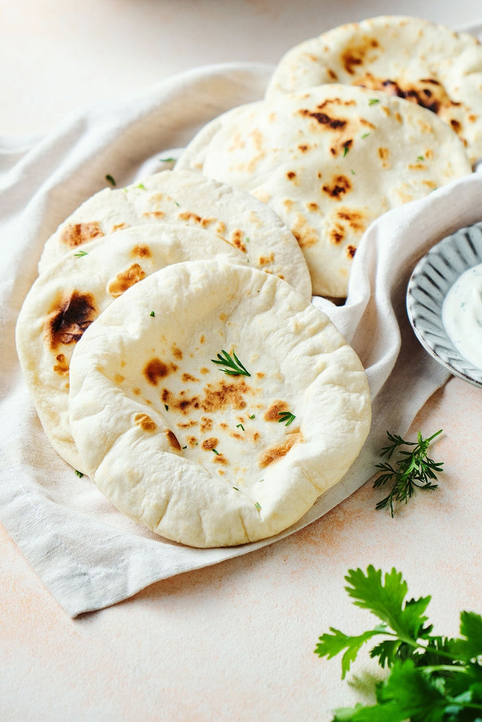 Pan de pita, la receta fácil de pan árabe-Claudia&amp;Julia