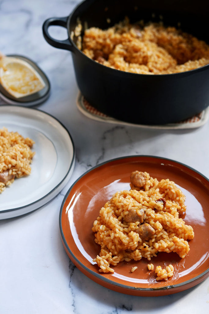 Receta de arroz con salchichas