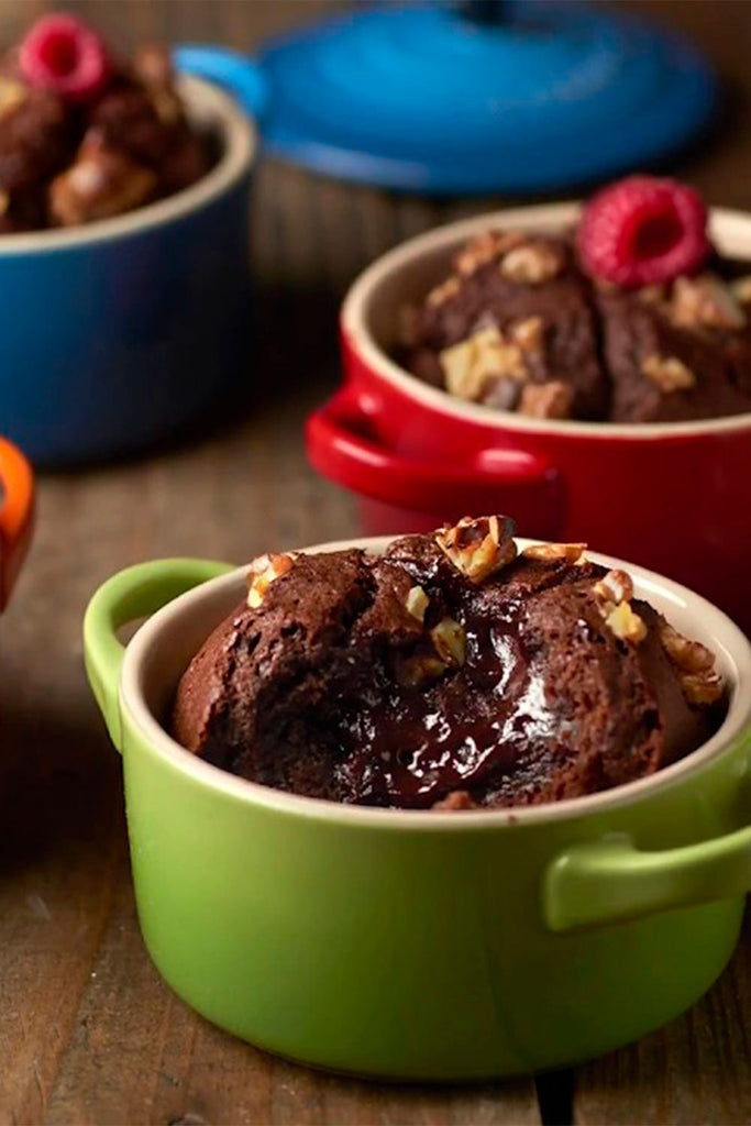 Brownies de chocolate en mini cocotte (o bizcochos tiernos de chocolate)-Claudia&amp;Julia