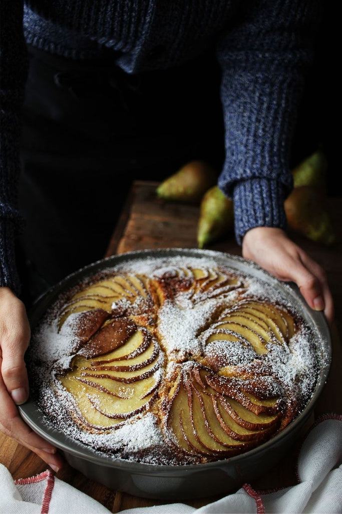 Bizcocho de peras sin gluten