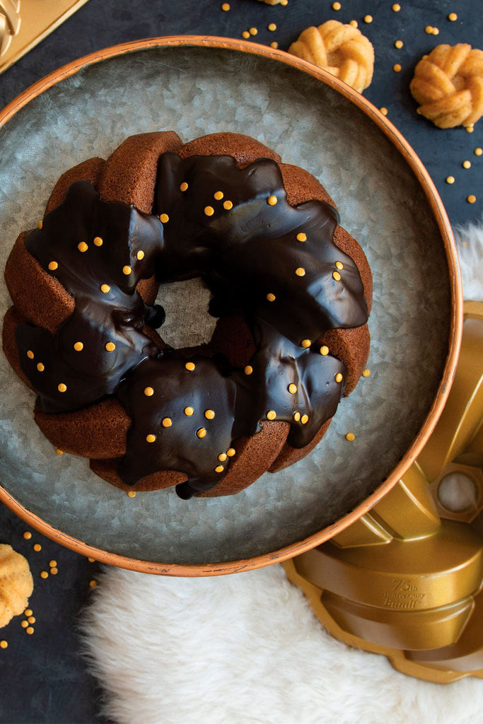 Bundt cake de chocolate y café