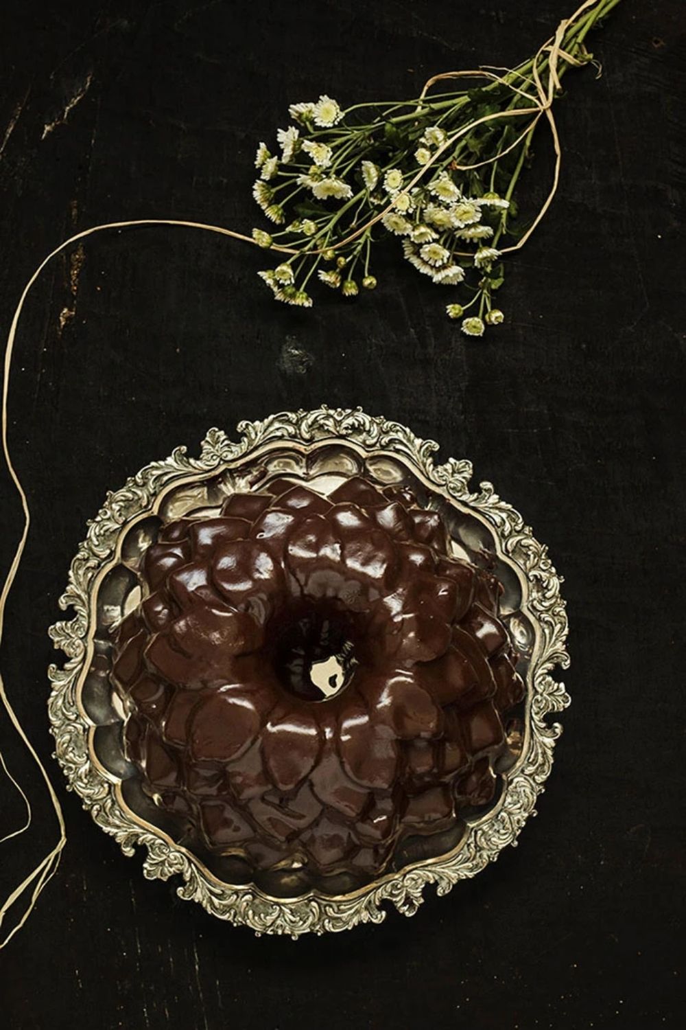Bundtcake de chocolate con glaseado - El Toque de Inés