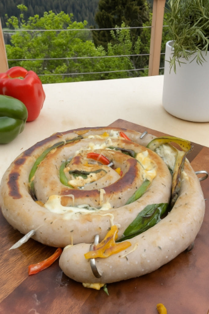 Butifarra en espiral a la parrilla