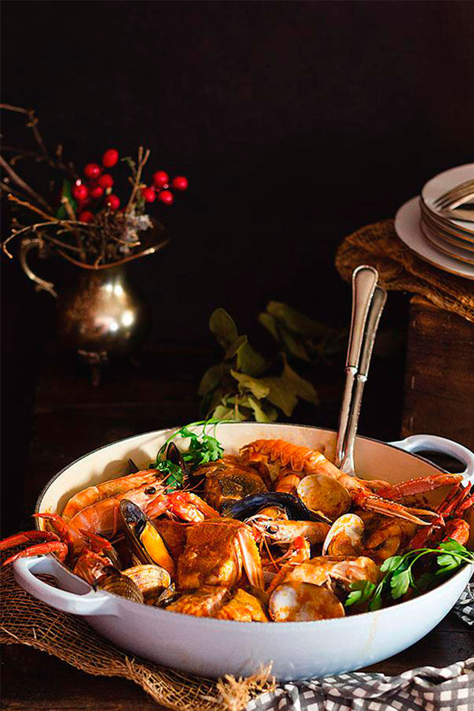 Caldereta de pescado y marisco