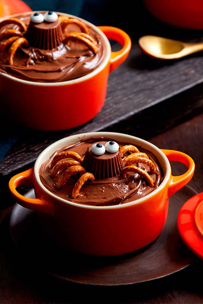 Bizcochos de Halloween: Arañas de chocolate y cacahuete