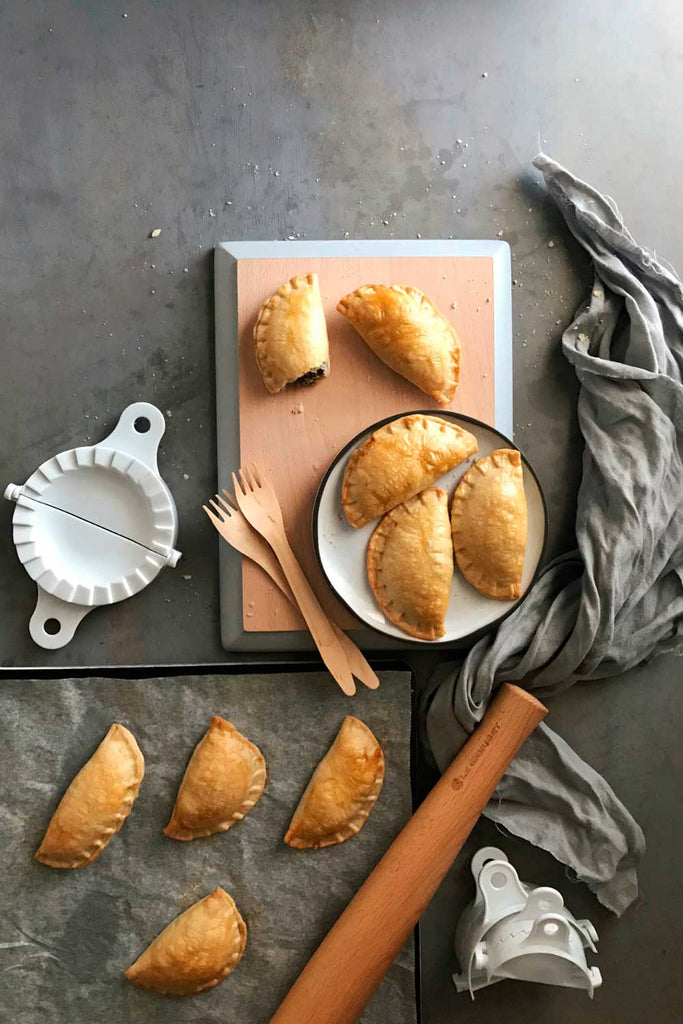 Empanadillas de setas y queso azul