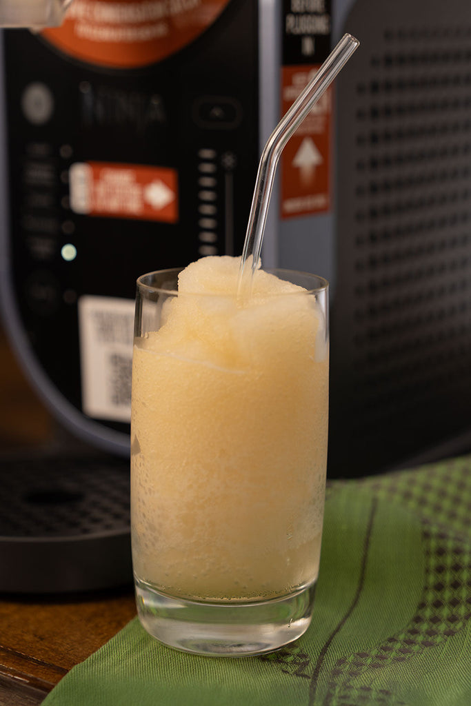 Granizado saludable de manzana y limón