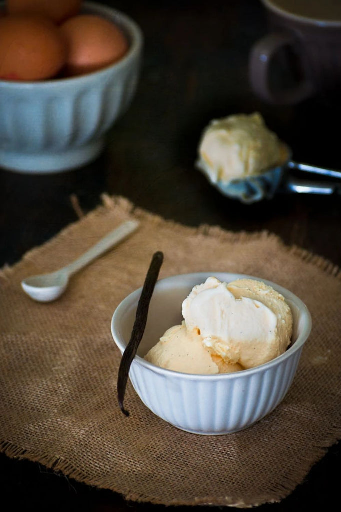 Helado de vainilla