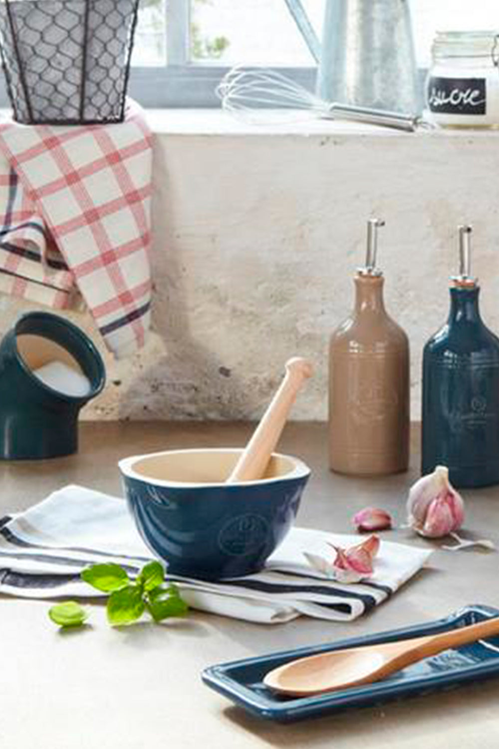 Cooking pot, ceramic, 26 cm/ 4 l, Burgundy - Emile Henry