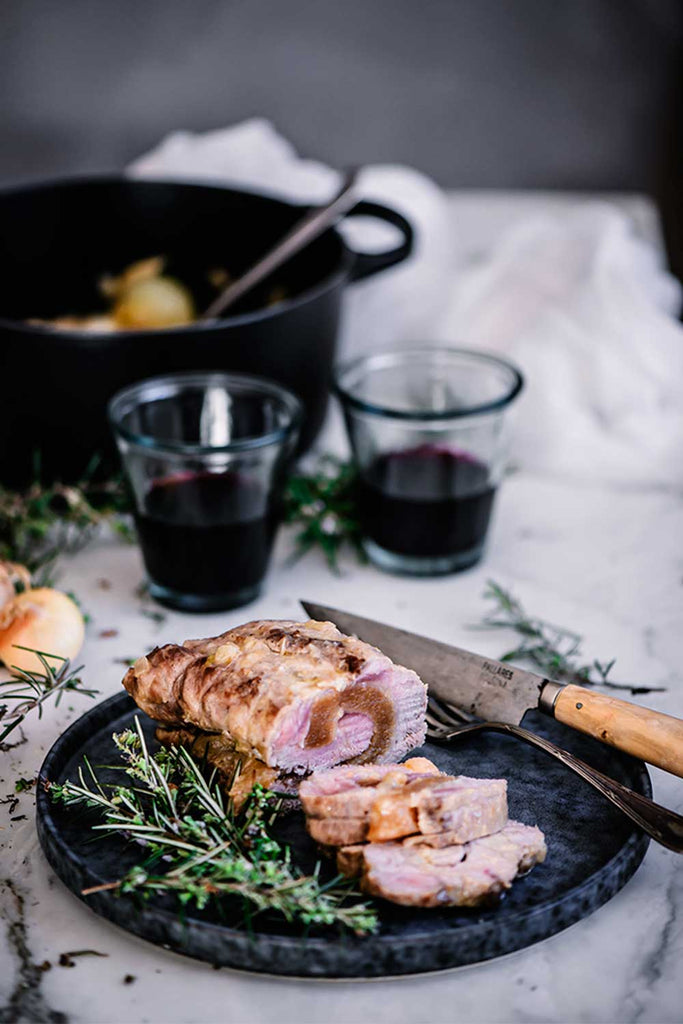 Lomo de cerdo ibérico relleno