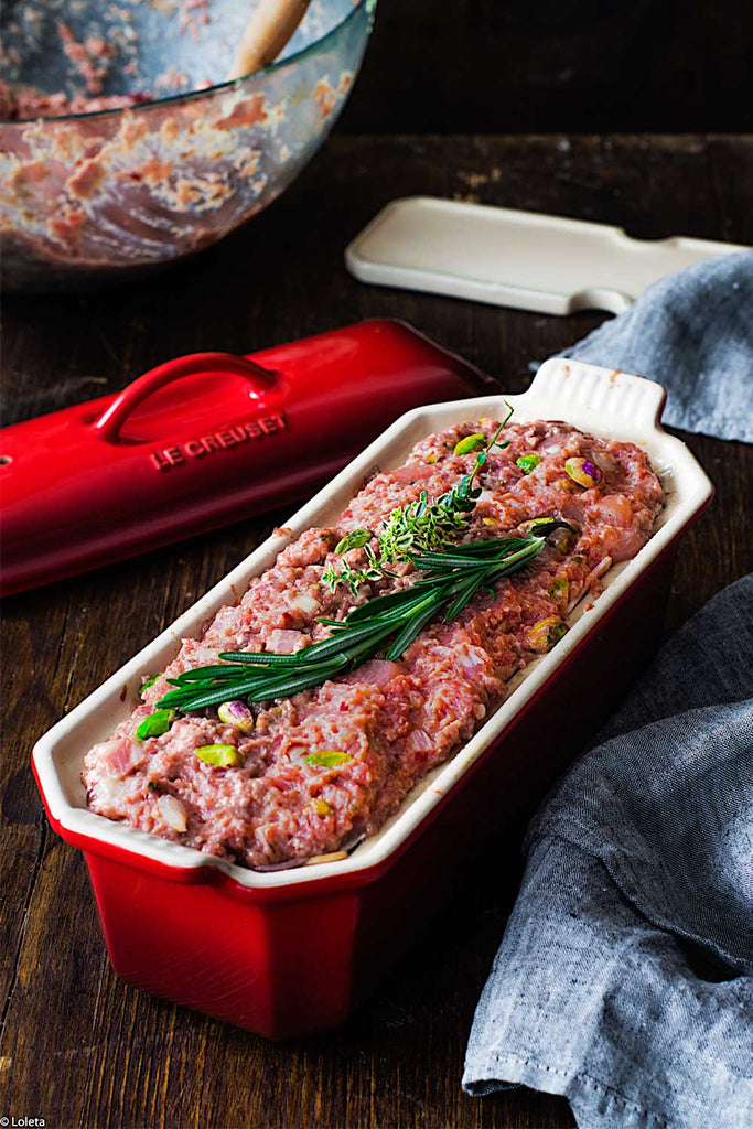 Paté de carne con pistachos