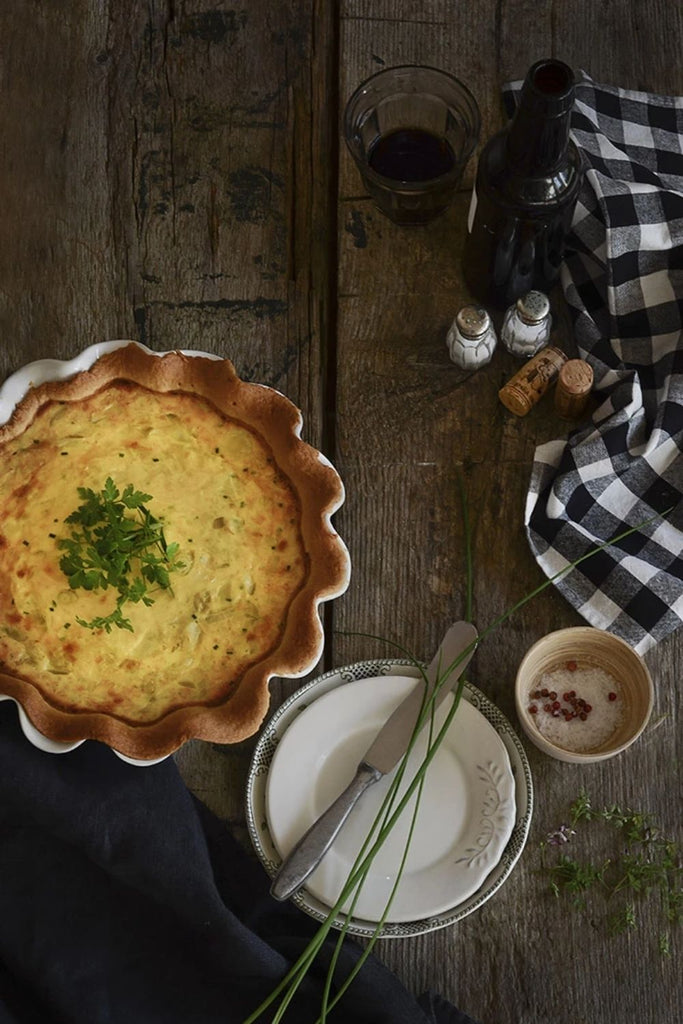 Quiche de endivias y puerros, inspirado en el libro de Julia Child