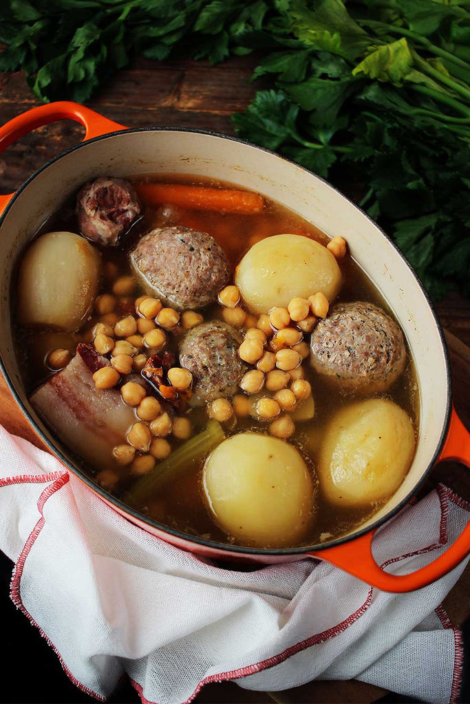 Cocido con pelotas de La Vega Baja