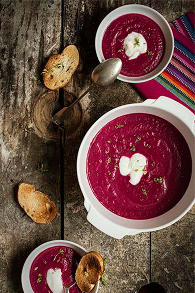Crema de remolacha, para la vuelta a la rutina