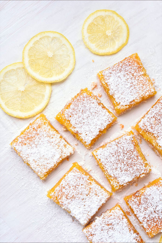 Lemon bars: Barritas de limón