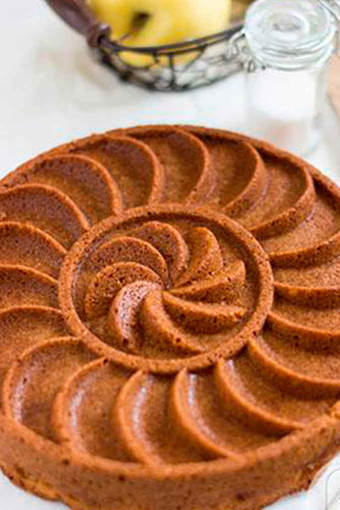 Cake con doble capa de Manzana (sin lactosa)