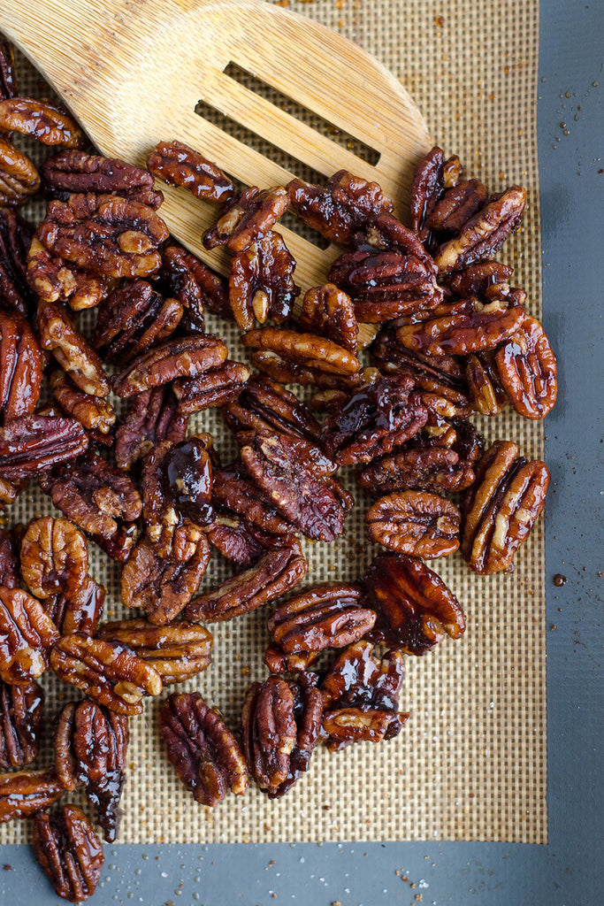 Cómo hacer nueces pecanas garrapiñadas (nueces confitadas)