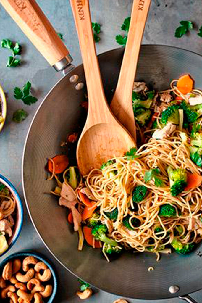 Noodles de calabacín con langostinos al estilo asiático - Blog de  Claudia&Julia