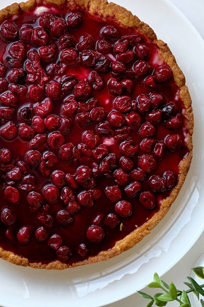 Relleno de cerezas para tartas y pasteles