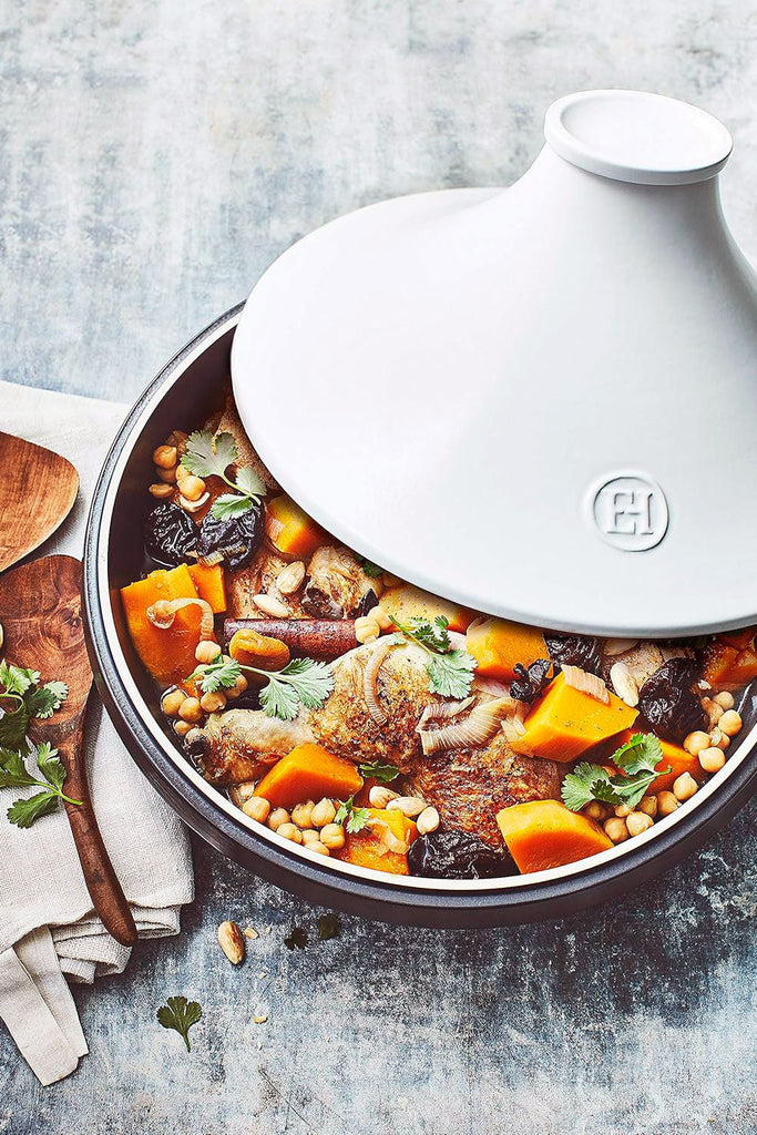 Tajín de pollo especiado con calabaza