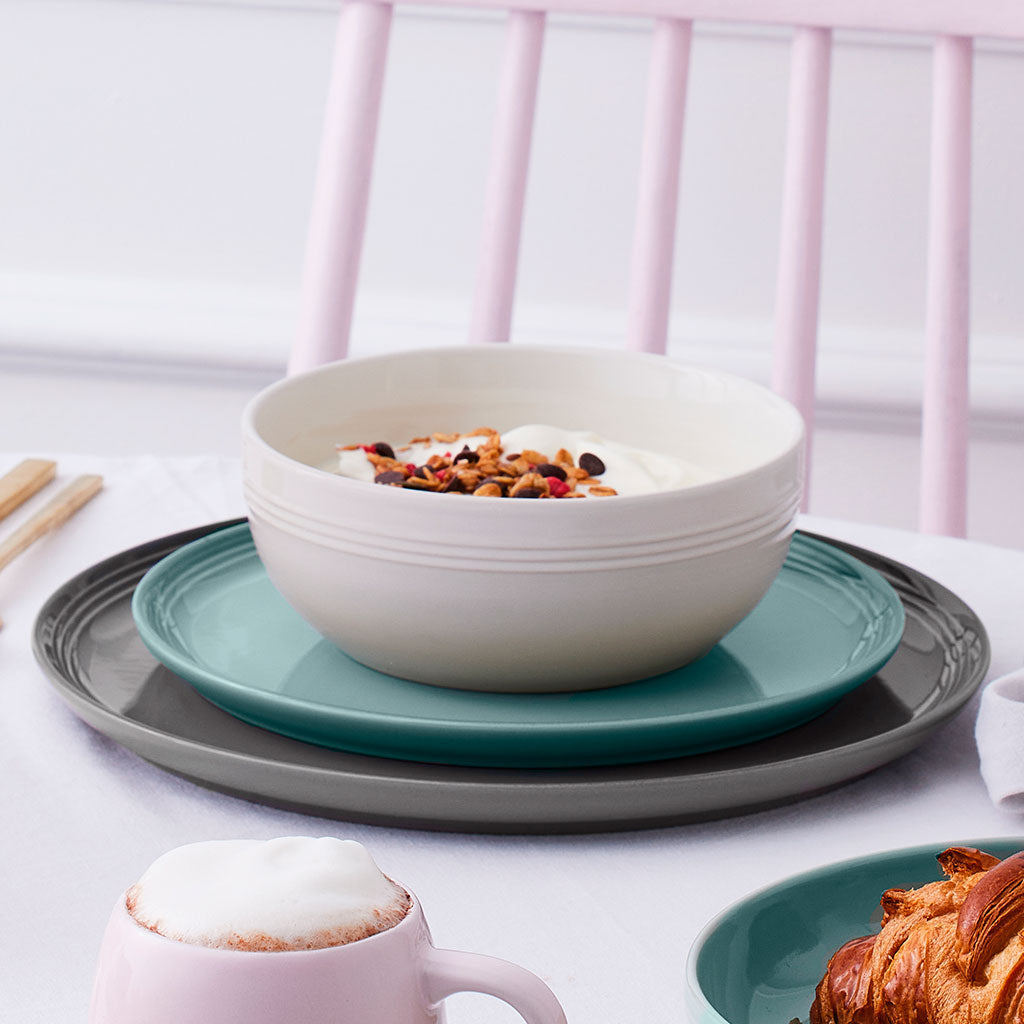 Le Creuset Coupe Set of 4 Ceramic Plates - Claudia&Julia