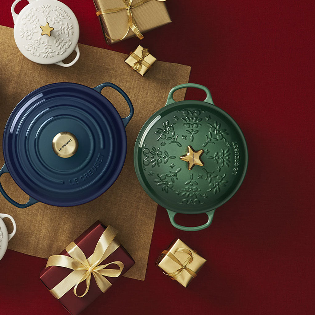 Cocotte redonda de hierro Noel Le Creuset ¡Edición Navidad!-LEC21886247954469