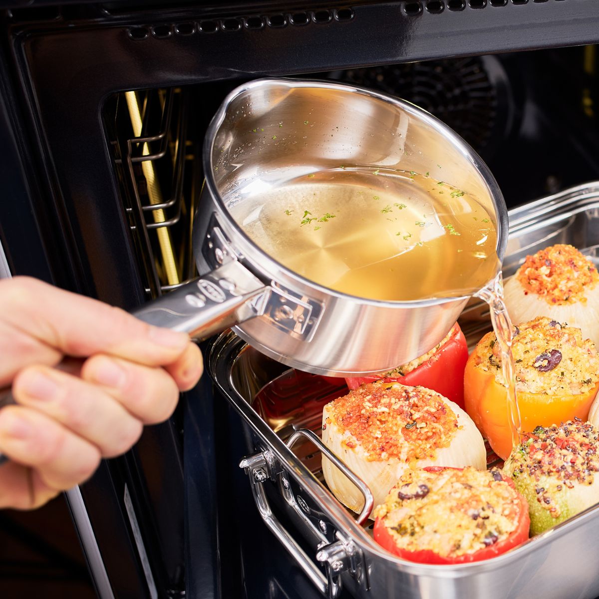 Set Di Padelle RÖSLE Silence® Pro – 24 Cm E 28 Cm In Acciaio Inox, Esteriore Freddo E Interno Succoso - 5