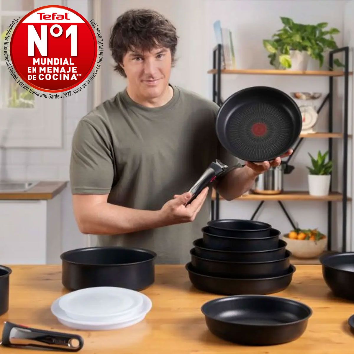 Genuine Tefal Removable Handle For Ingenio Cookware Sets – Fits Electric, Gas, Induction