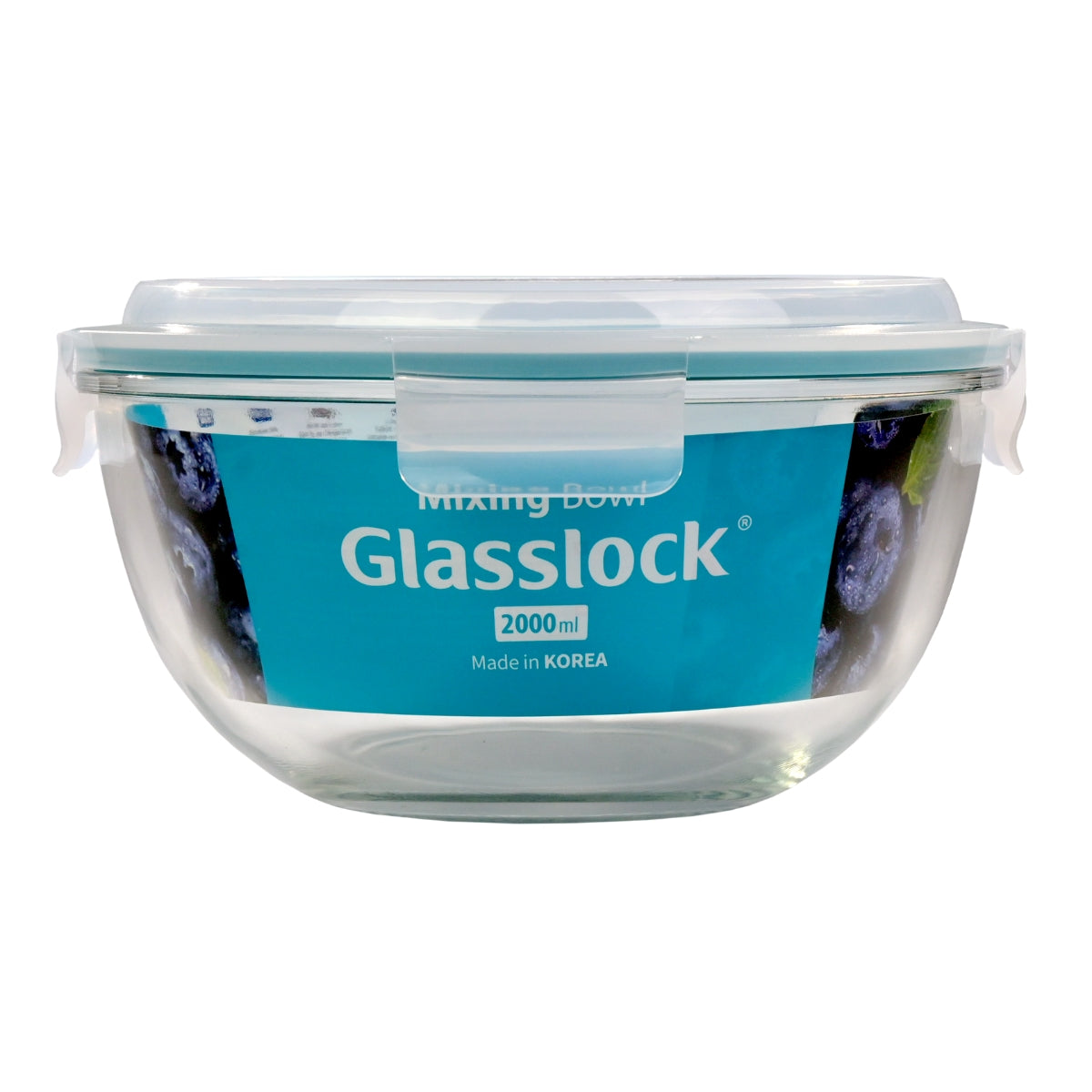 Glasslock Glashermetische Salatschüssel mit Deckel
