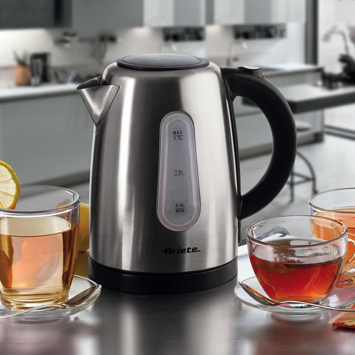 Hervidor de acero inoxidable Ariete Claudia&Julia1