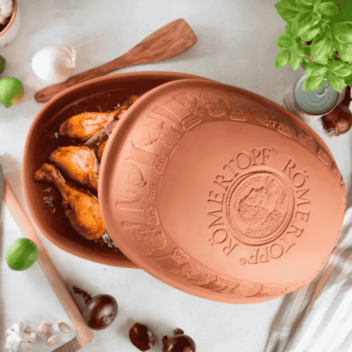Terrakotta-Ofen Steam Roaster Klassic Römertopf