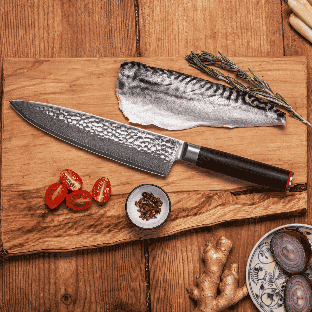 Japanese Damascus Steel Knives Pakka Damas Kotai – Claudia&Julia