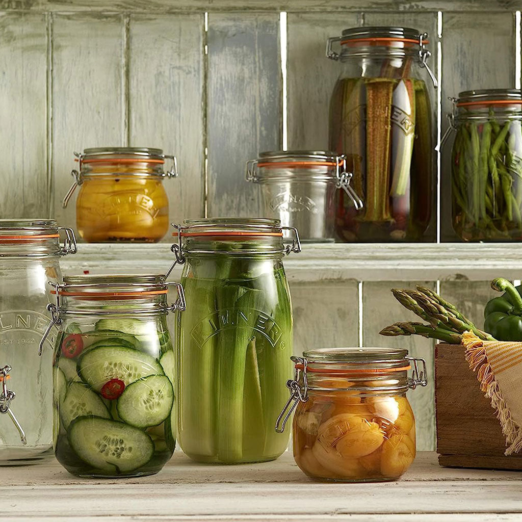 Luftdichte Glasgläser von Kilner® mit Clipverschluss