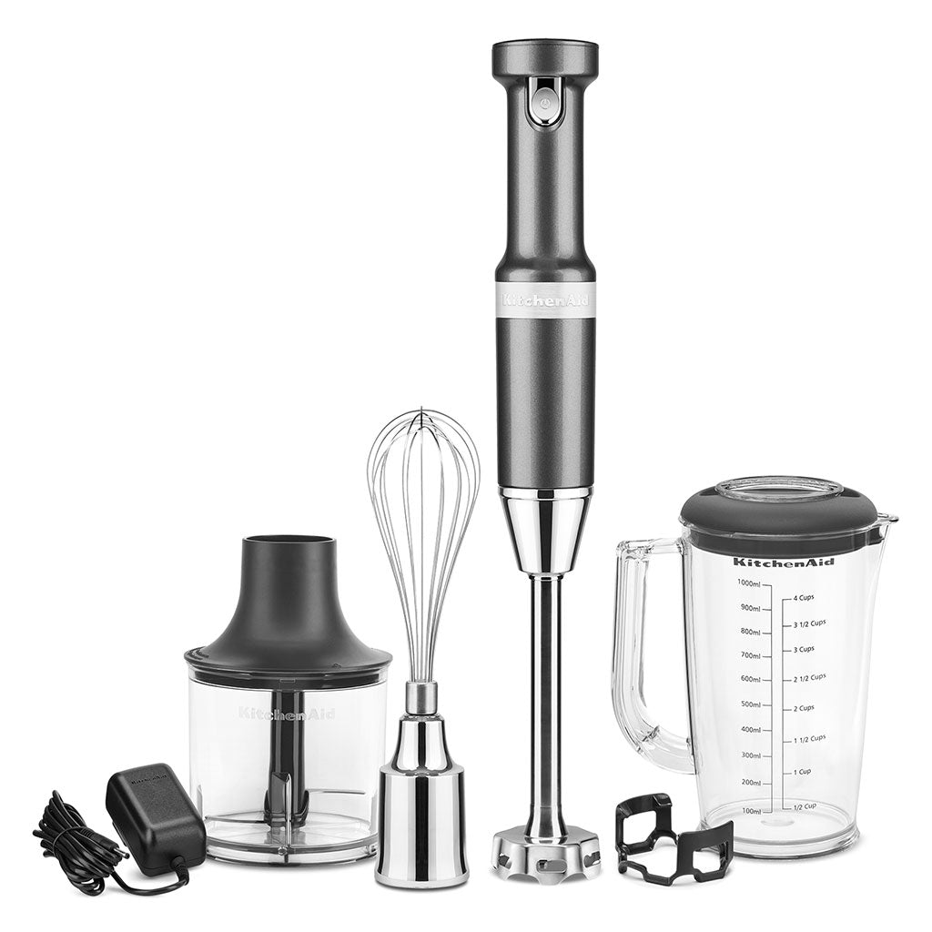 Batidor inalámbrico Artisan de KitchenAid-Plata-