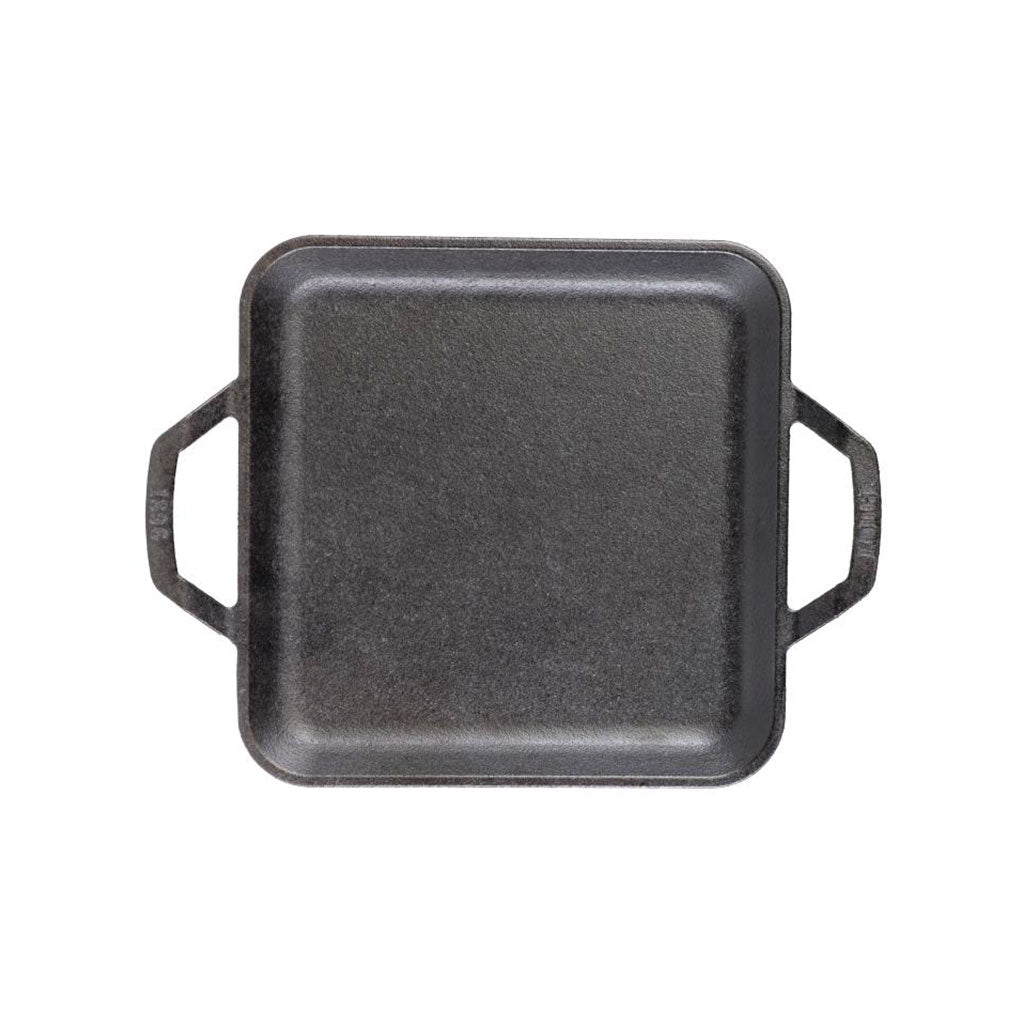 Chef Collection Lodge 28cm Square Griddle with Handles Claudia&Julia