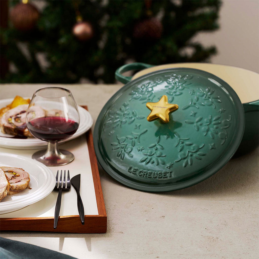 Cocotte redonda de hierro Noel Le Creuset ¡Edición Navidad!-LEC21886247954469