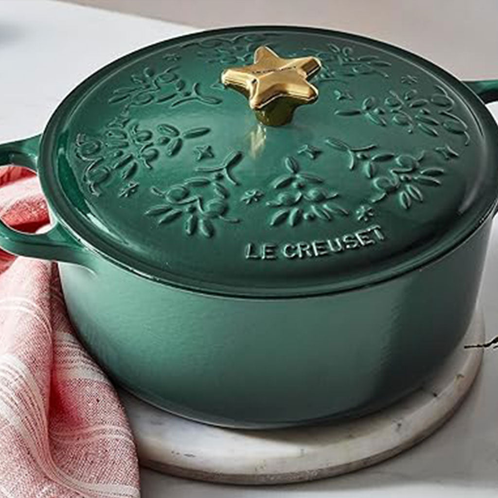 Cocotte redonda de hierro Noel Le Creuset ¡Edición Navidad!-LEC21886247954469