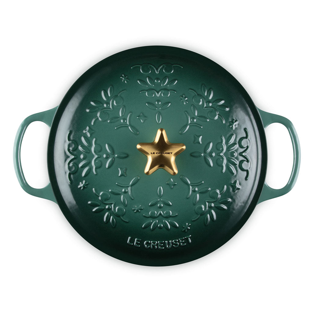 Cocotte redonda de hierro Noel Le Creuset ¡Edición Navidad!-LEC21886247954469