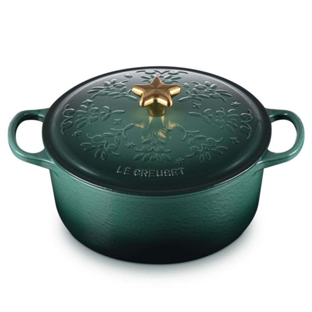 Cocotte redonda de hierro Noel Le Creuset ¡Edición Navidad!-LEC21886247954469