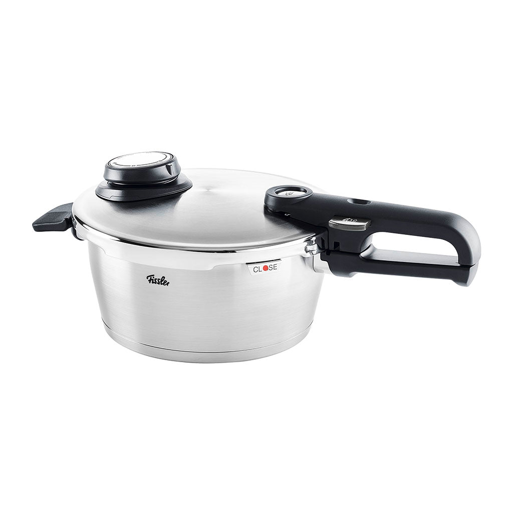 Pressure cooker with basket to L) Vitavit Premium Fissler