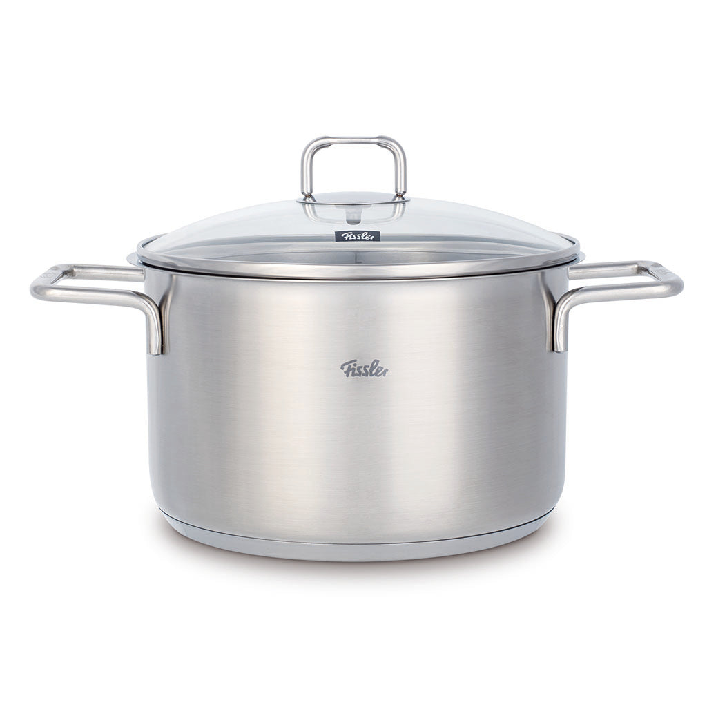 Olla acero inoxidable con tapa de cristal Hamburg Fissler-