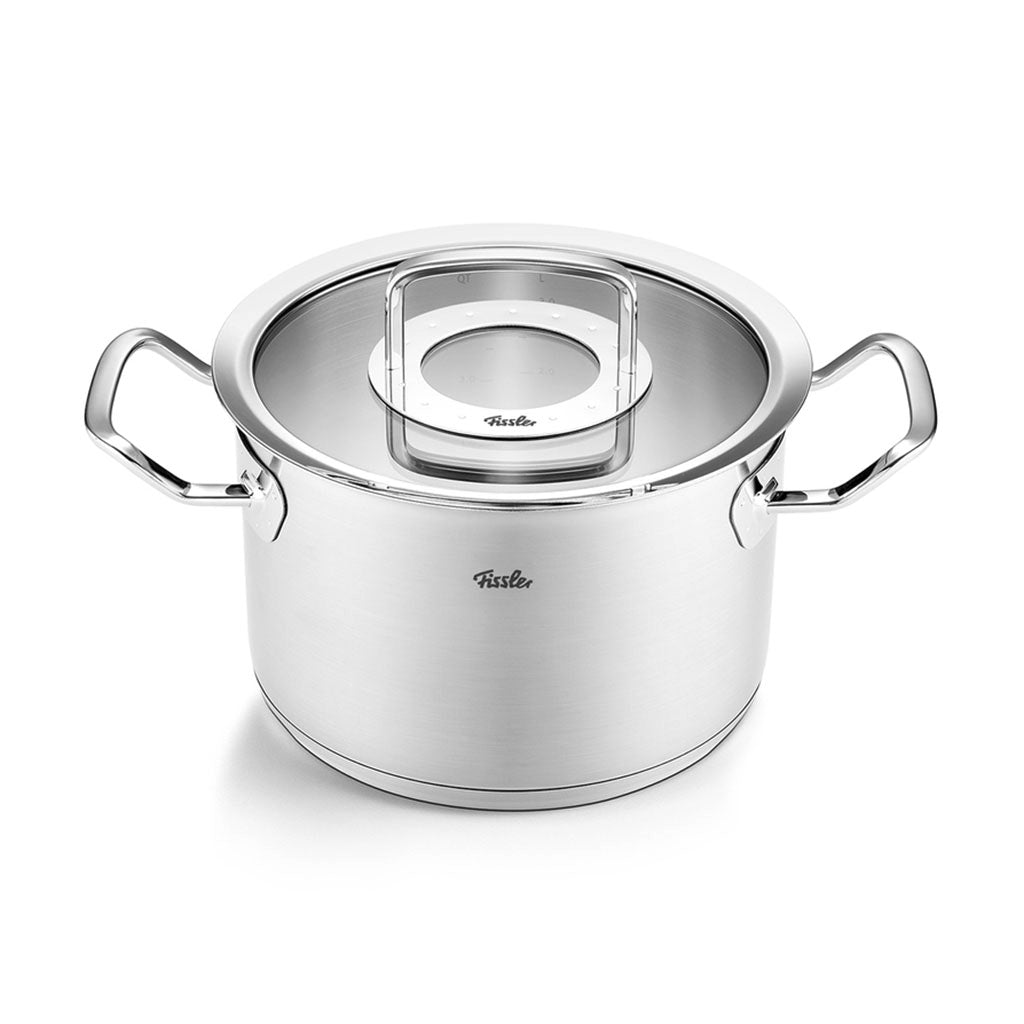 Olla acero inoxidable con tapa de cristal Original-Profi Collection® Fissler-20 cm - 4 L-