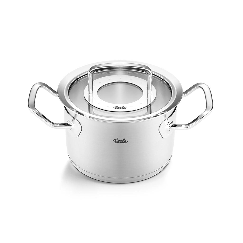 Olla acero inoxidable con tapa de cristal Original-Profi Collection® Fissler-16 cm - 2,1 L-