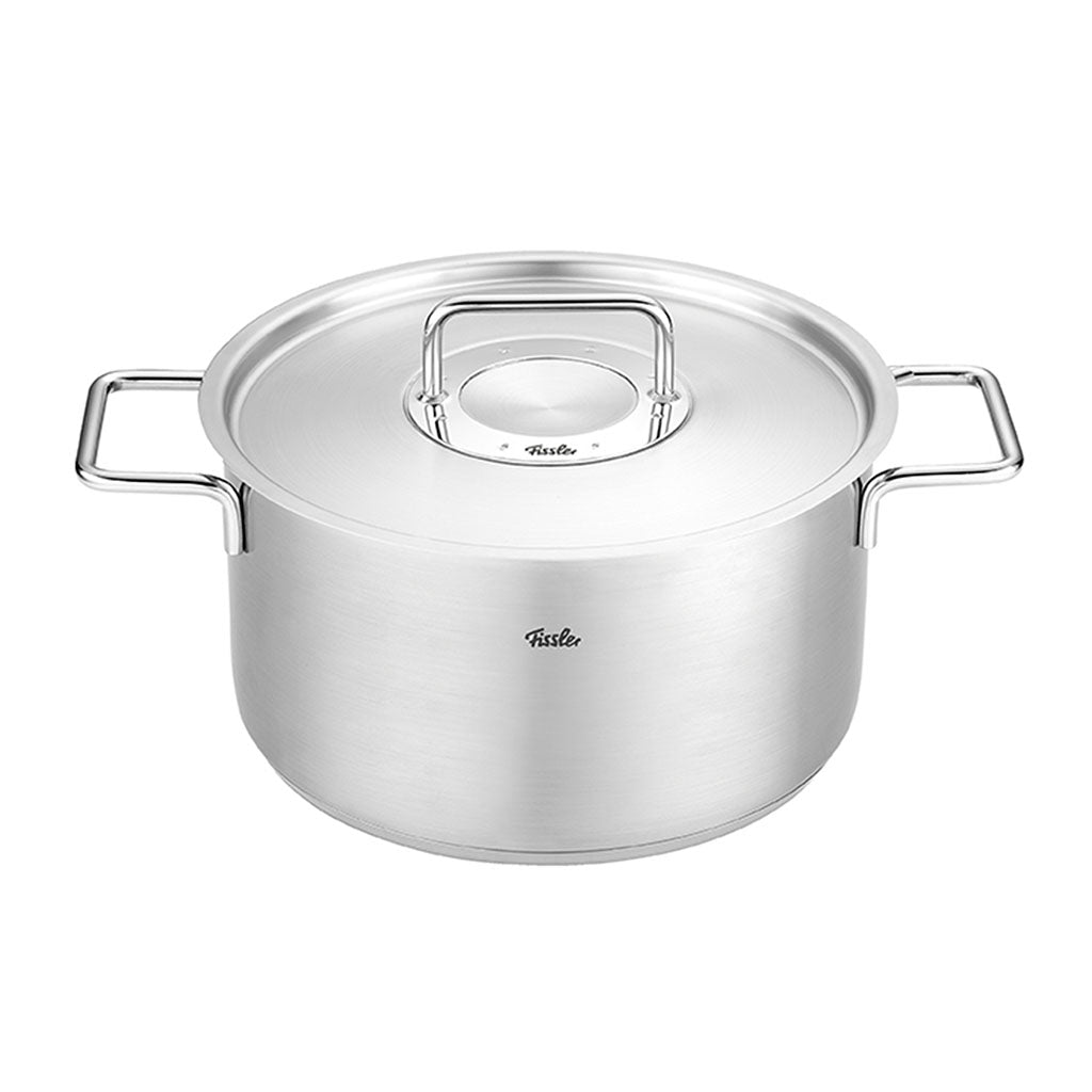 Olla con tapa de acero inoxidable Pure Fissler-