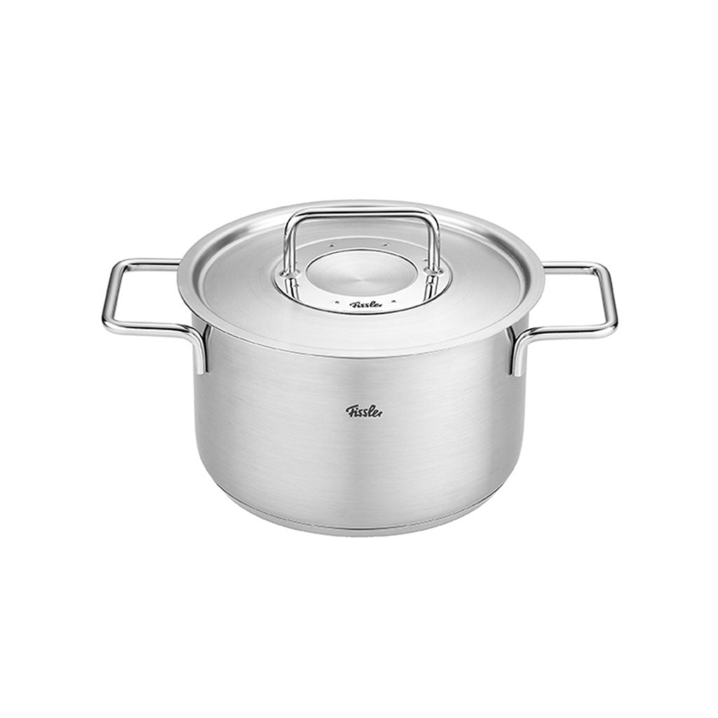 Olla con tapa de acero inoxidable Pure Fissler-